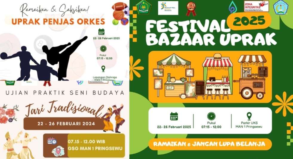 Meriahnya Ujian Praktik MAN 1 Pringsewu: Dari Bazar Kuliner sampai Pameran Lukisan dan Tari